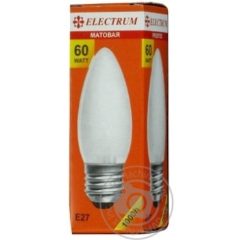 Лампочка ELECTRUM св мат. Е27 60W х10 купити, ціни на МегаМаркет - фото 3