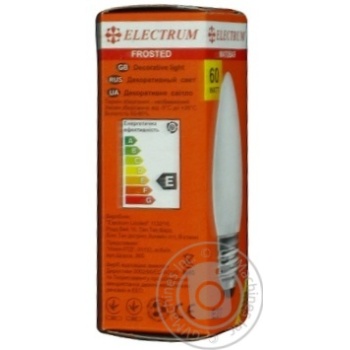 Bulb Electrum e27 60w 230v - buy, prices for MegaMarket - photo 2