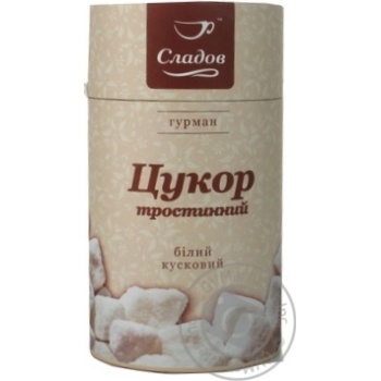 Цукор Сладов тростинний кусковий білий 500г купити, ціни на МегаМаркет - фото 1