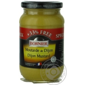 mustard mustard bornier dijon 210g glass jar France - buy, prices for - photo 7