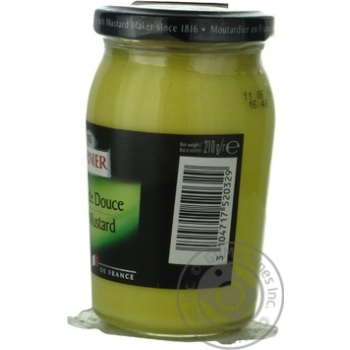 mustard mustard bornier delicate 210g glass jar France - buy, prices for - photo 8