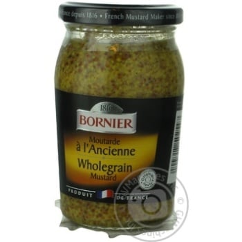 mustard mustard bornier 210g glass jar France - buy, prices for - photo 11