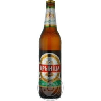 Пиво Криниця Експортне світле пастеризоване скляна пляшка 5.3%об. 500мл Білорусія Пиво Криниця Експортне світле пастеризоване скляна пляшка 5.3%об. 500мл Білорусія - купити, ціни на - фото 5