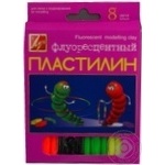Пластилін Промінь флуорисцентний 10шт 105г х20