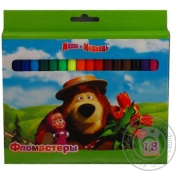 markers rosmen masha and the bear 18colors China - buy, prices for - photo 1