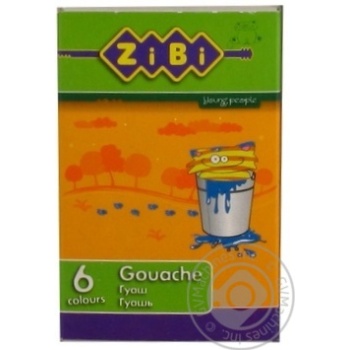 ZiBi Gouache Paints 6 Colors 10ml - buy, prices for NOVUS - photo 4