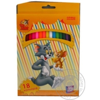 Cool For School Tom and Jerry Colored Pencils 18pcs - buy, prices for - photo 4