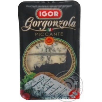 Gorgonzola cheese Igor Piccante 48% 150g Italy - buy, prices for MegaMarket - photo 1
