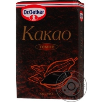 Какао темне Dr.Oetker 100г купити, ціни на МегаМаркет - фото 5