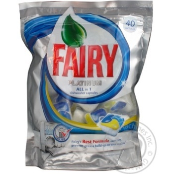 Means Fairy for the dishwasher 40pcs 674g Belgium - buy, prices for NOVUS - photo 2