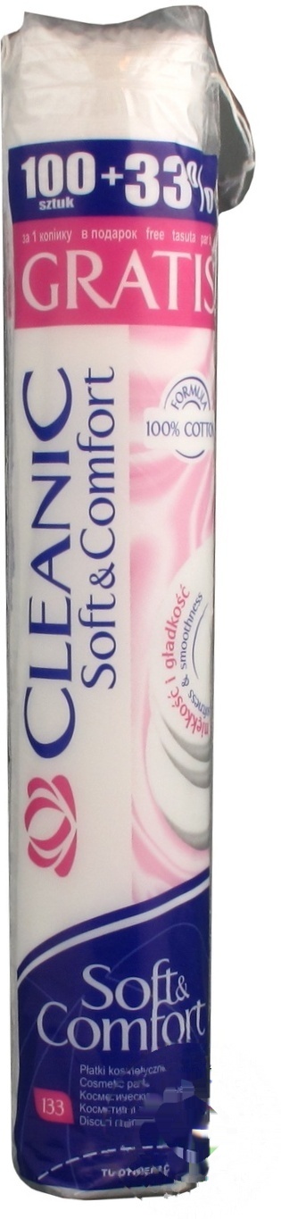 

Диски ватные Cleanic Soft&Comfort 100+33шт