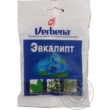 Verbena Eucalyptus Candys 60g - buy, prices for MegaMarket - photo 2