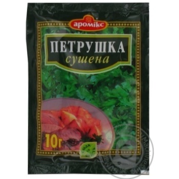 Spices parsley Aromix dried 10g packaged - buy, prices for MegaMarket - photo 1
