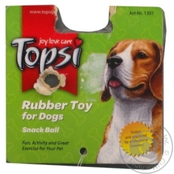 Toy Topsi rubber for snacks 7cm - buy, prices for MegaMarket - photo 1