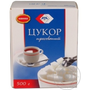 Цукор-рафінад АТА пресований 500г x30 купити, ціни на МегаМаркет - фото 6