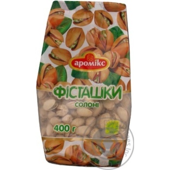 Фисташки Аромикс соленые 400г Украина купить, цены на МегаМаркет - фото 8