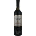 Wine French bulvar red semisweet 12% 750ml glass bottle Ukraine