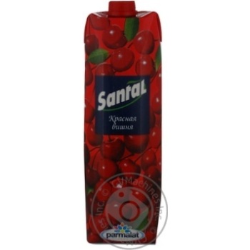 Clarified juice-containing drink Santal Red cherry 1l - buy, prices for NOVUS - photo 1