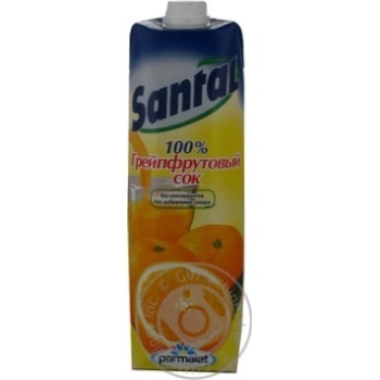 Juice Santal grapefruit 1000ml tetra pak - buy, prices for NOVUS - photo 1