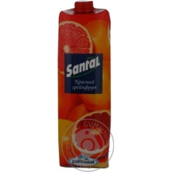 Clarified juice-containing drink Santal Red grapefruit 1l - buy, prices for NOVUS - photo 1