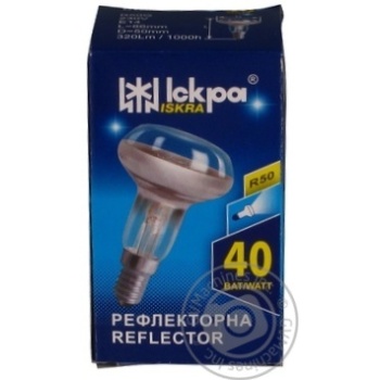 Bulb Iskra e14:е14 40w 230v - buy, prices for MegaMarket - photo 1
