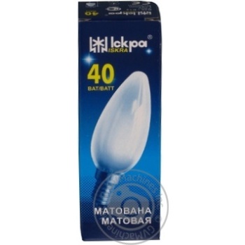 Bulb Iskra e14:е14 40w 230v - buy, prices for MegaMarket - photo 1