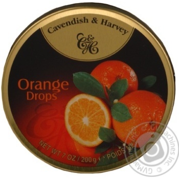 Lollipop Cavendish&harvey orange 200g can - buy, prices for NOVUS - photo 1