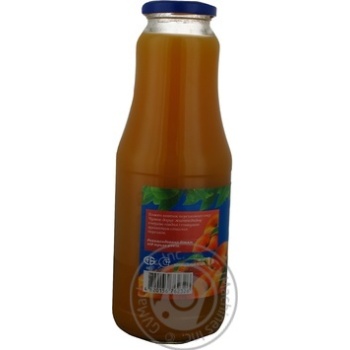 Pasteurized homogenized nectar with pulp and sugar Chumak peach glass bottle 1000ml Ukraine - buy, prices for - photo 4