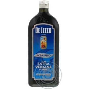 Олія оливкова De Cecco extra vergine 1л купити, ціни на МегаМаркет - фото 1
