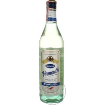 Вермут Caroli Bianco Aperitivo білий 15% 1л - купити, ціни на Auchan - фото 1