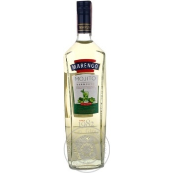 Вермут Marengo Мохито десертный белый 15% 1л купить, цены на МегаМаркет - фото 1