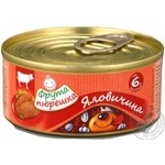 Пюре Фрута пюрешка Яловичина 120г