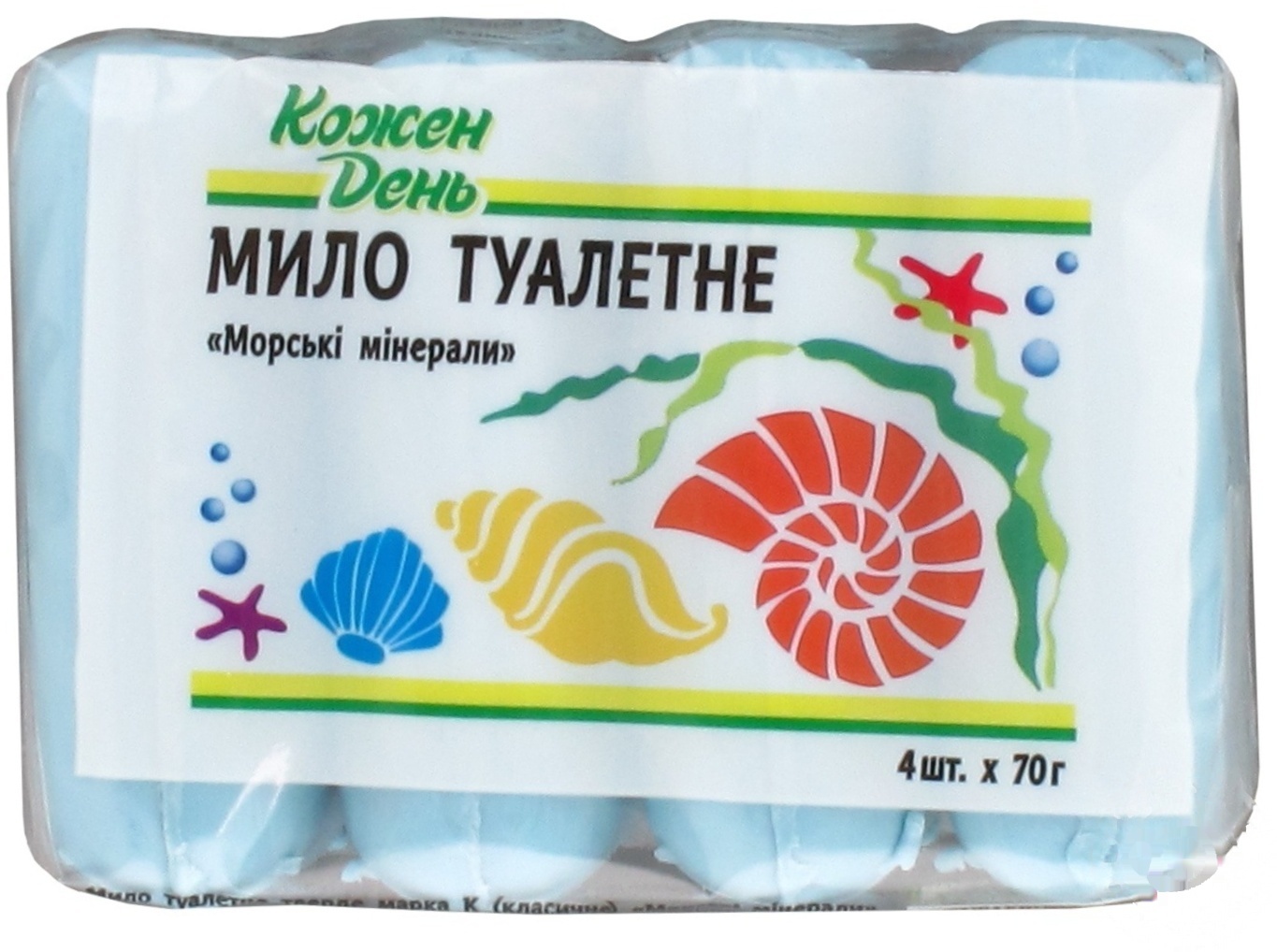 

Мыло Каждый День туалетное морские минералы 4шт*70г
