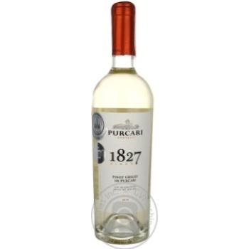 Purcari Pinot Grigo Dry White Wine - buy, prices for MegaMarket - photo 1