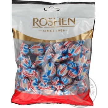 Цукерки Roshen Молочна краплинка карамель з молочною начинкою 200г купити, ціни на МегаМаркет - фото 1