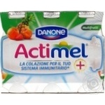 Продукт кисломолочный Danone Actimel Мультифрукт 1,5% 6*100г
