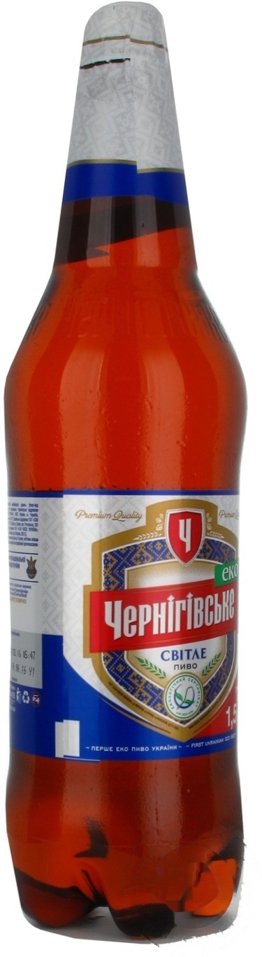 

Пиво Черниговское светлое 4,8% 1,5л