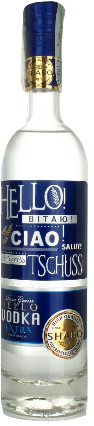 

Водка Shabo Hello Экстра 40% 0,5л