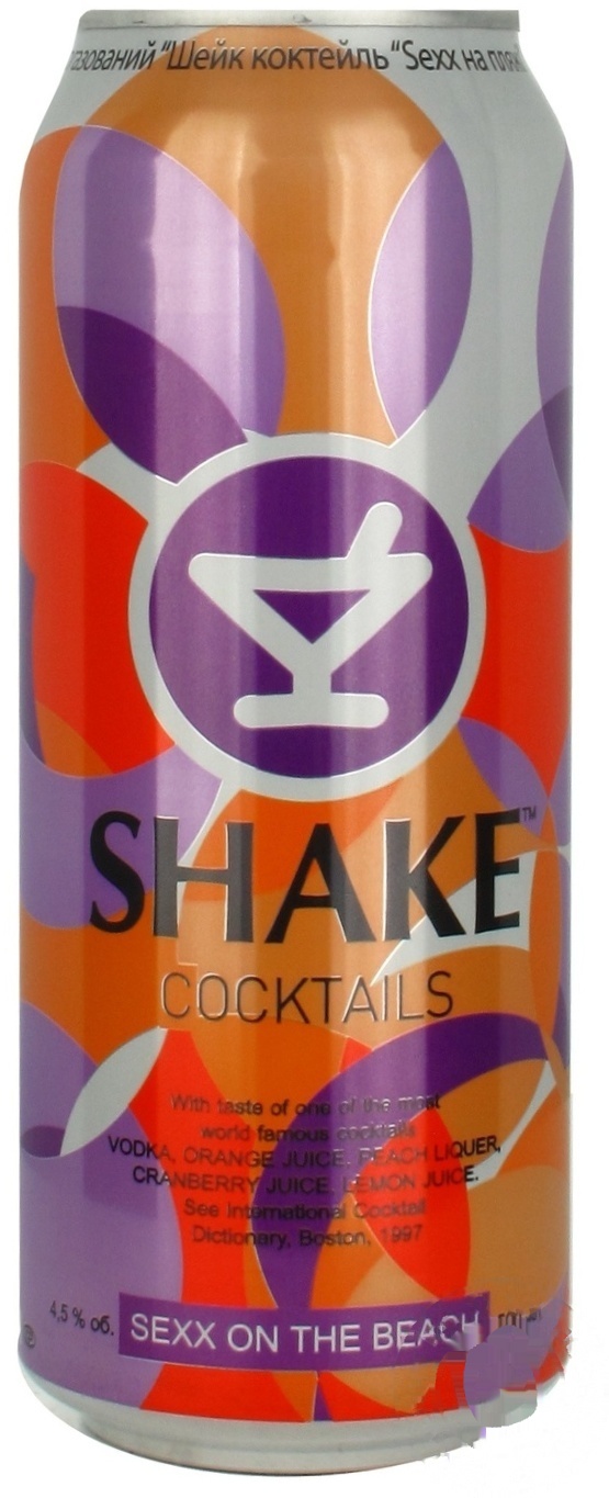 

Напиток слабоалкогольный Shake Sexx on the beach ж/б 7% 0,5л