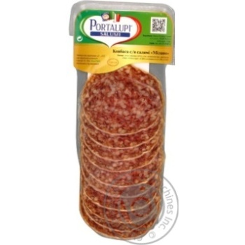 Ковбаса PORTALUPI Салямі  Мілано с/в 70г* купить, цены на МегаМаркет - фото 1