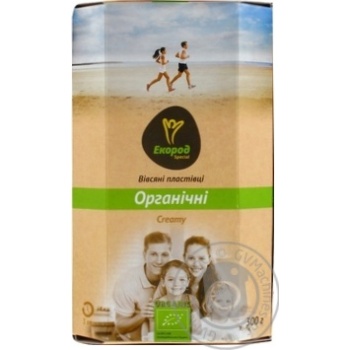 Ecorod Organic Creamy Oat Flakes - buy, prices for MegaMarket - photo 1