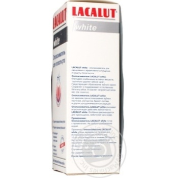 Ополіскувач р/порожнини Lacalut white 300мл х12 купить, цены на МегаМаркет - фото 2
