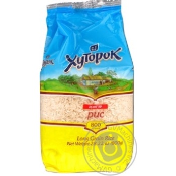 Рис Хуторок довгий 800г купити, ціни на МегаМаркет - фото 3