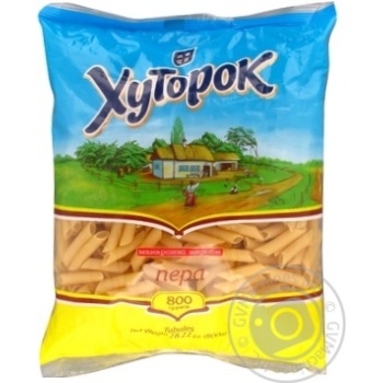 Pasta penne Khutorok 800g - buy, prices for MegaMarket - photo 1