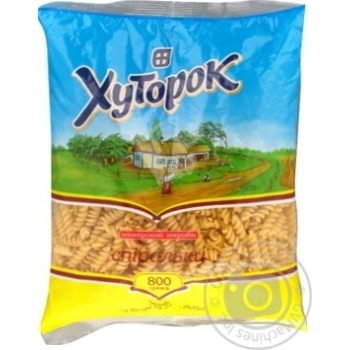 Pasta fusilli Khutorok 800g - buy, prices for MegaMarket - photo 1