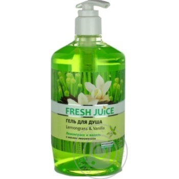 Fresh Juice Lemongrass and Vanilla Shower Cream Gel 750ml - buy, prices for ULTRAMARKET - photo 3