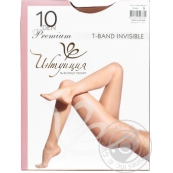 Колготы Интуиция T-Band Invisibile женские daino 10ден 3р - купить, цены на ULTRAMARKET - фото 1