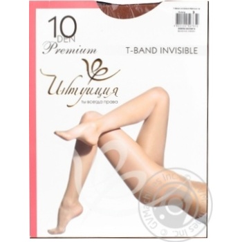 Колготы Интуиция T-Band Invisibile женские ambra 10ден 3р - купить, цены на ULTRAMARKET - фото 1