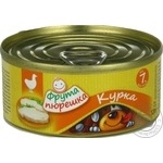 Пюре Фрут пюрешка курка 120г