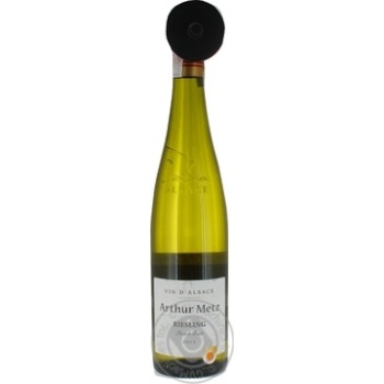 Wine riesling Arthur metz white dry 12.5% 2009year 750ml glass bottle France - buy, prices for MegaMarket - photo 1